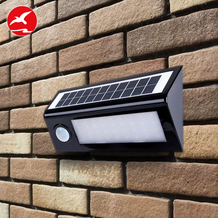 4w solar street light high luminous flux motion sensor ip65 waterproof outdoor led wall light