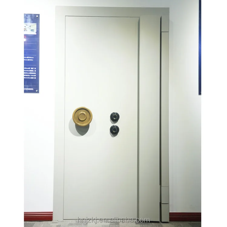 Factory price customized high quality solid steel plate bank vault security door