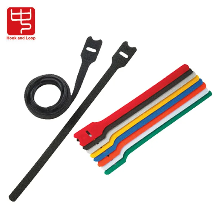 Customizable Self-gripping Double Side Hook and Loop Cable Tie Fastener