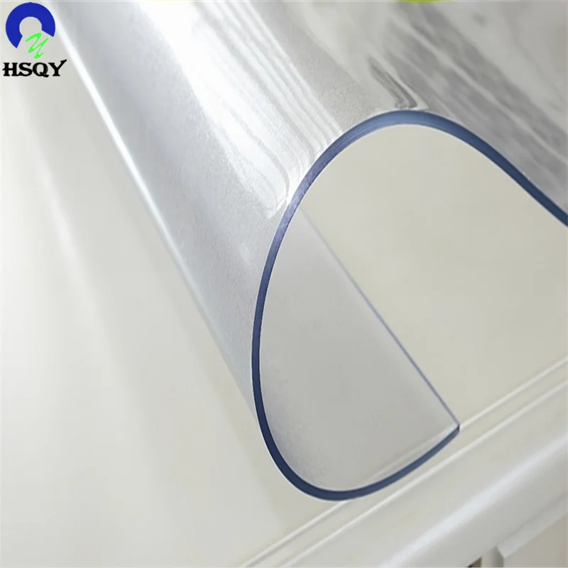 PVC Crystal Film For Flexible Clear Transparent Table Cloth