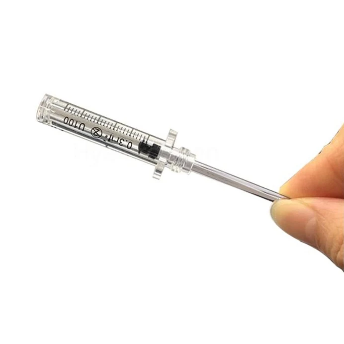 high Quality 0.3ml Pen ampoule head for hyaluronic mesotherapy gun needle free ampule