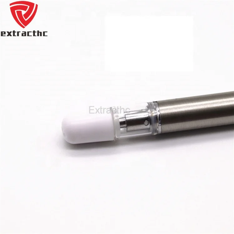 Wholesale cbd vape ceramic core vape cartridge buttonless battery automatic disposable vaporizer pen