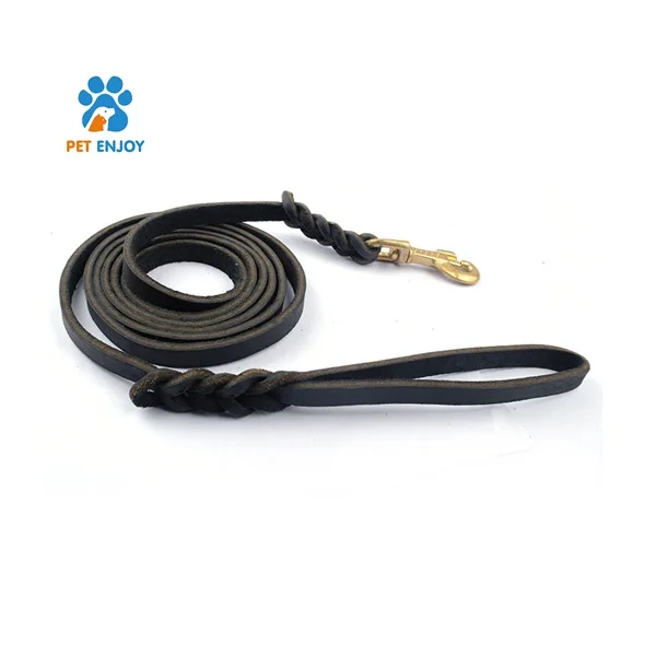 Walking Training Leads for German Shepherd Leather Training Leash