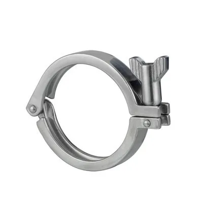 SS304 Sanitary Stainless Steel TriClamp Single Hinge Clamp