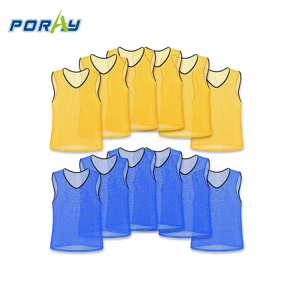 Soccer Training Pinnies/Scrimmage Vests/Sports Bibs 10 packs