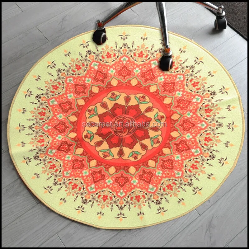 morden area round rug washable for living room or study room