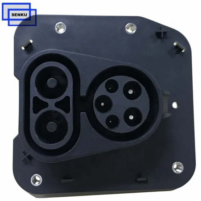  Впускное отверстие электромобиля 150 А быстрая зарядка комбо CCS 1 розетка