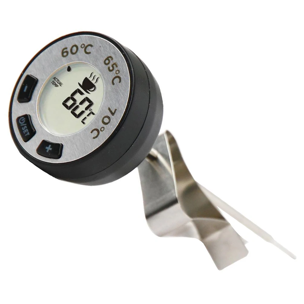 Digital Instant Read Coffee  Milk  Fothing Thermometer Stainless Steel Probe Meat Thermometer  With Alarm