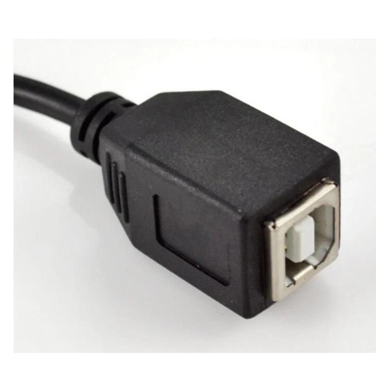 USB 2.0 B Female Jack to RJ45 Male Panel Mount Socket Printer Extension Cable 15CM