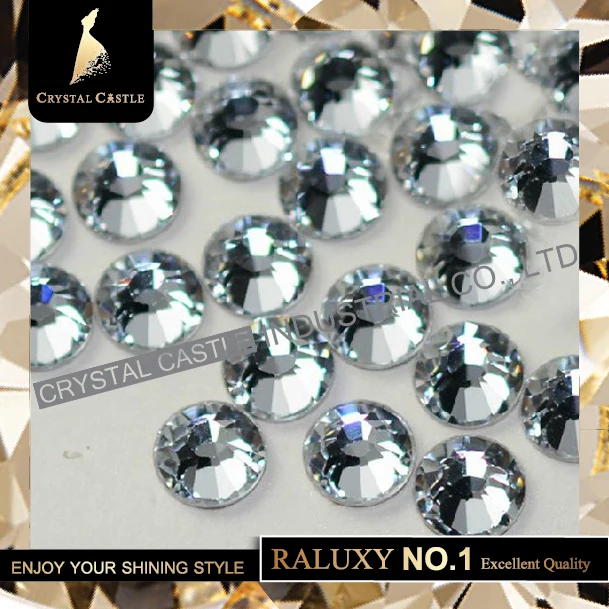 crystal castle ss20 clear 5a white clothing stone wholesale czech glass hot fix strass hotfix rhinestone