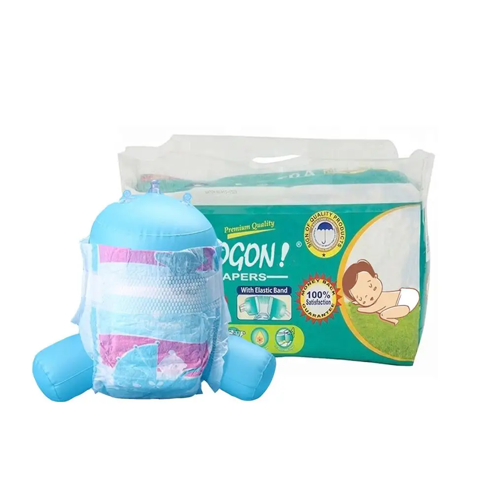 Cute Soft Breathable Wholesale Baby Diaper Pamper Disposable Sleepy Private Label Oem Baby Diaper For Africa