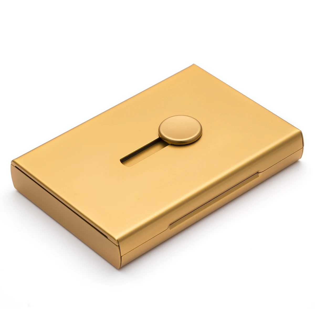 Новые товары, оптовая продажа, алюминиевая Визитница с кнопкой, визитница, чехол, кошелек для визиток