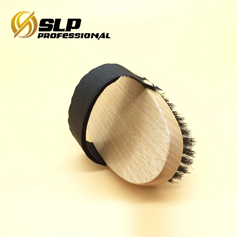 Wooden ionic body brush with soft coppers