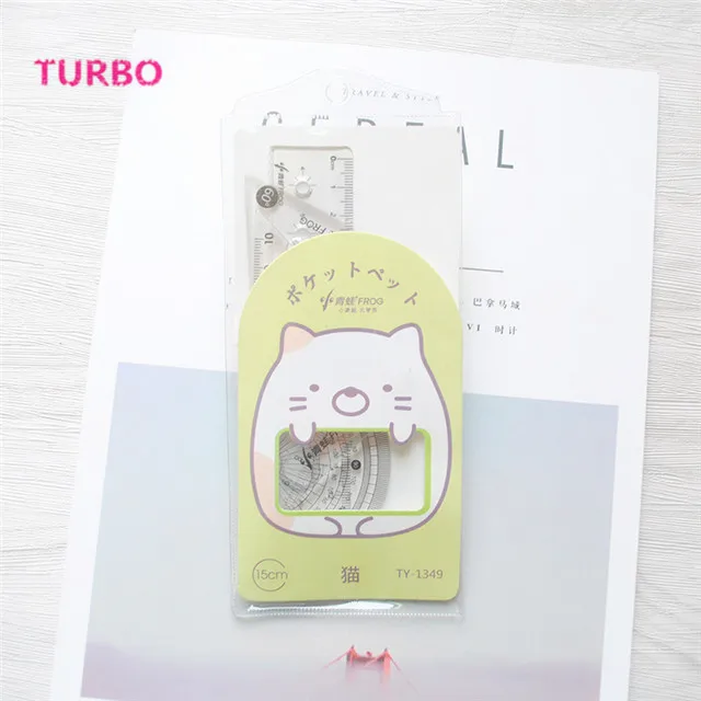 Yiwu, профессиональный производитель новых современных экологически чистых канцелярских принадлежностей для школы, офиса, набор многофункциональных пластиковых линейки