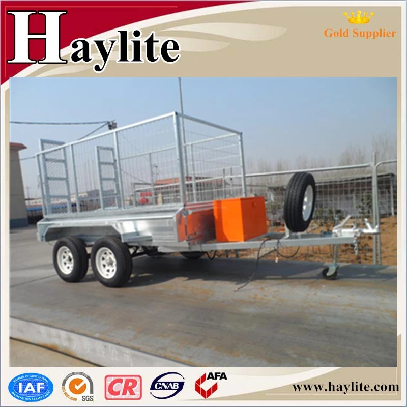 4 wheel hydraulic cylinder dump trailer