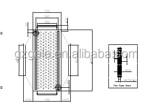 Flue Gas Heat Recovery Spiral Exchanger with Air to Air