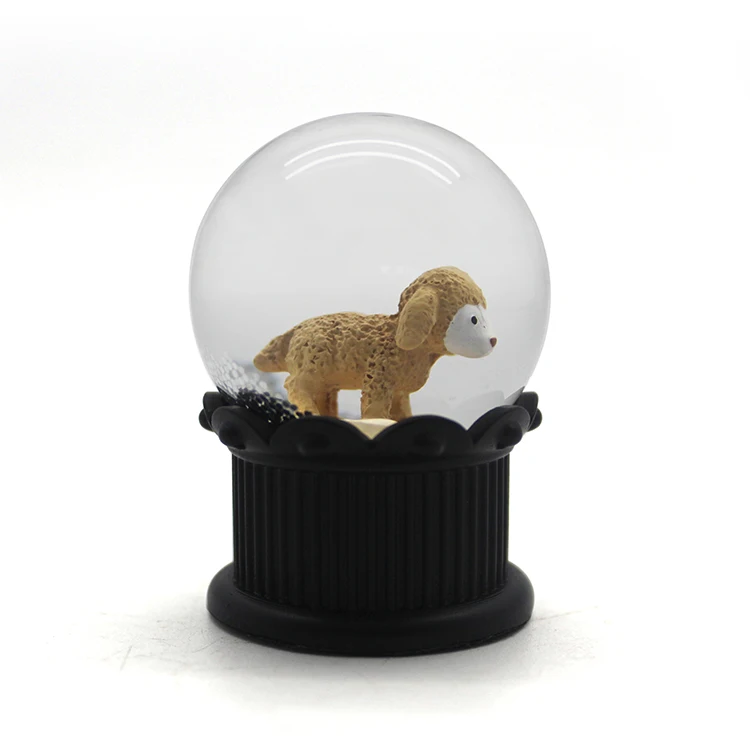Custom cute sheep snow crystal ball