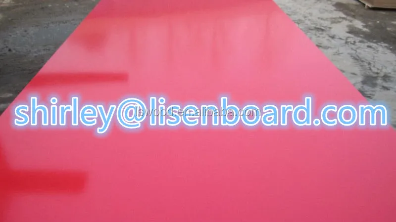18mm high gloss acrylic melamine coated cheap mdf board