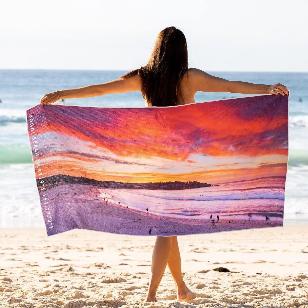 Microfiber Super Fabric Super Soft Quick-dry Shower Rectangle Beach Towel