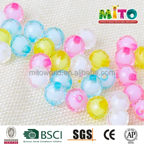 School supplies eco-friendly wholesale acryl beads