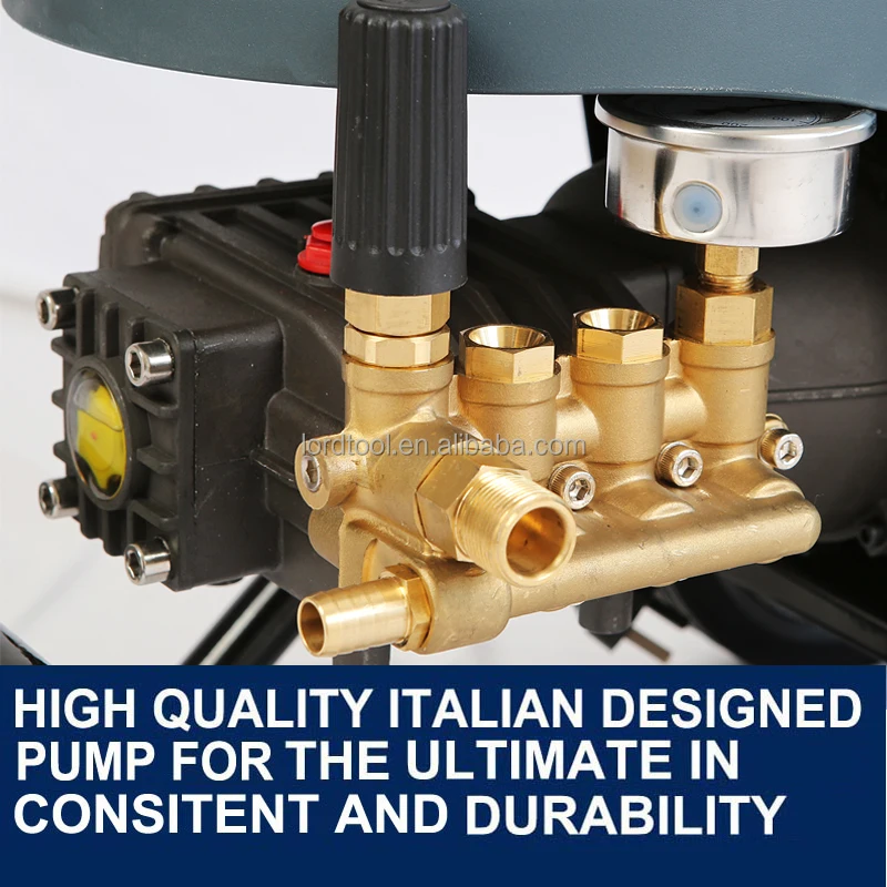 LORDMATE 2.2KW electric high pressure washer with triplex pump