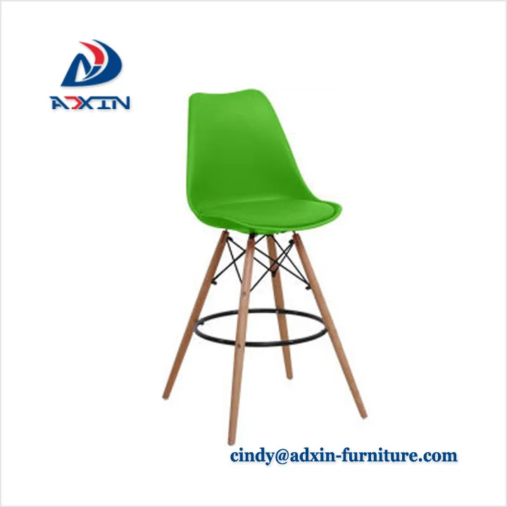  Upholstered furniture modern tulip plastic bar stools chairs