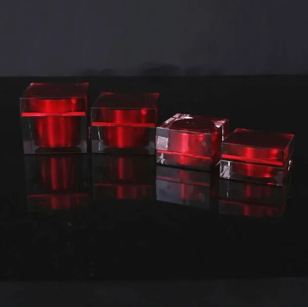 
fashion cosmetic plastic cream plastic mason jar steam cream jar 