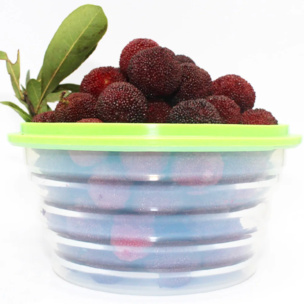 
food grade portable silicone collapsible salad bowl,food storage silicone bowl 