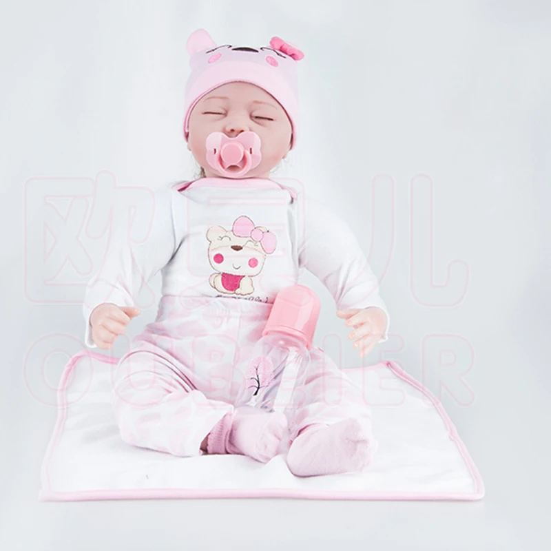 Education Kid Toys Silicone Vinyl Reborn Baby Dolls Mini Newborn Dolls