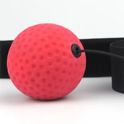 Hot Sell PU Soft Reflex Ball Rubber hard ball 3 pcs kit Fitness Boxing trainer Speed Ball With Head Band