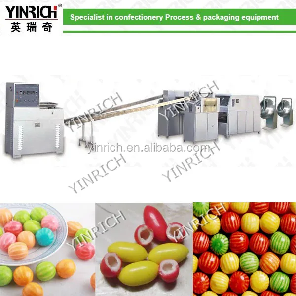 
ball type bubble gum making machine 