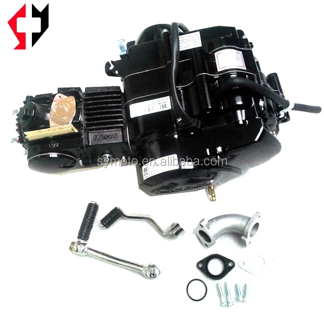lifan 70CC engine 4 SPEED auto clutch kick start,black