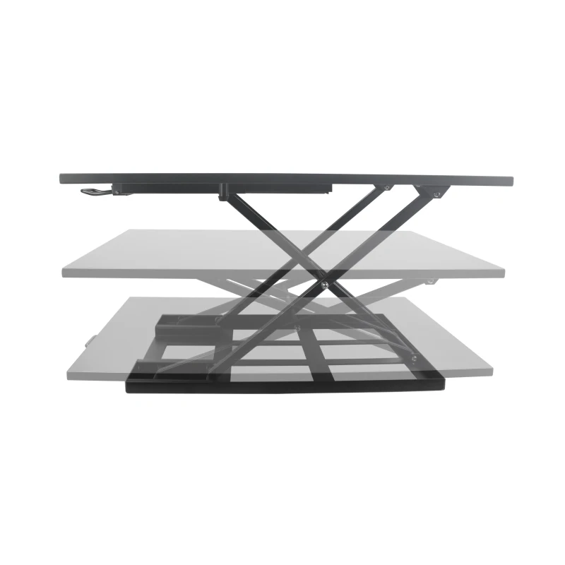 2022 Adjustable height Desk Standing Desk converter Foldable Sit Stand Desk For Monitor And PC