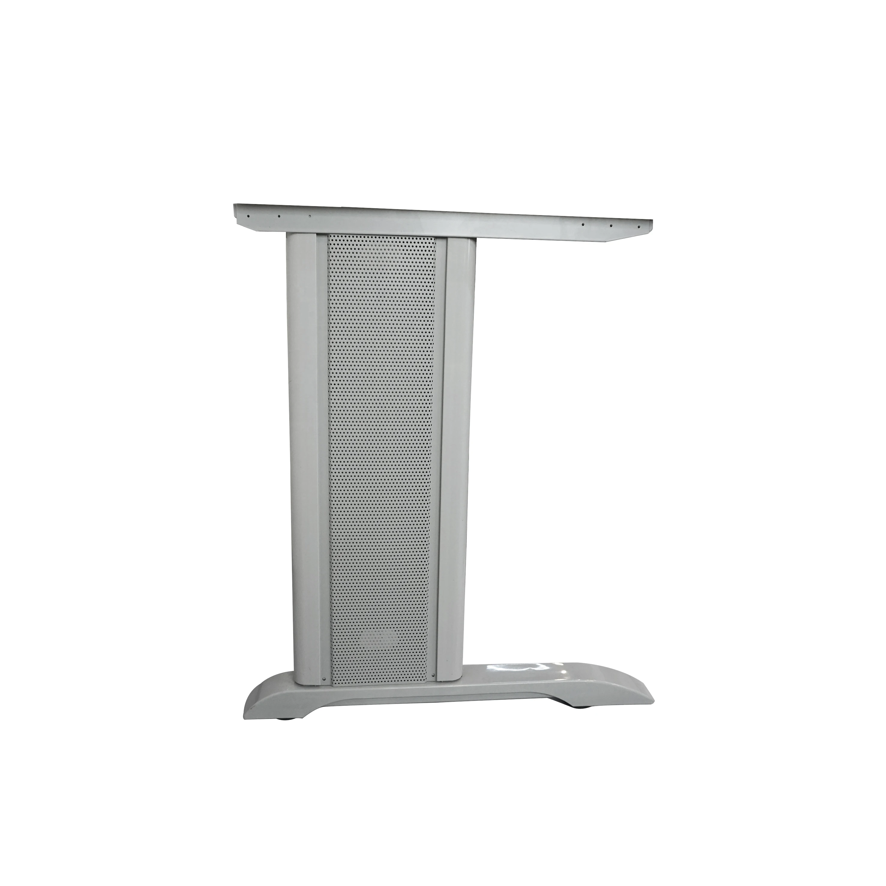 Modern steel simple computer table for two personal metal furniture