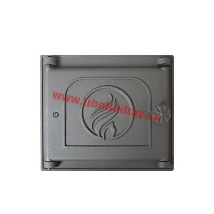 
Attractive designs long-life fireplace cast iron stove door 
