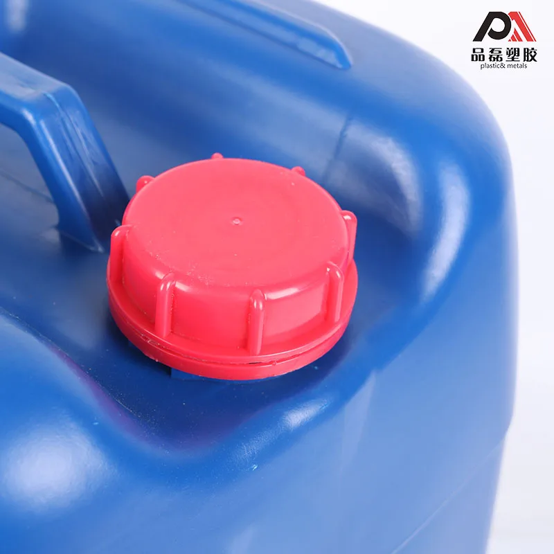 25L Blue square oil plastic container drum pail