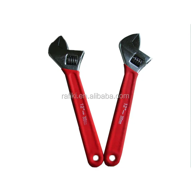 Hand Tools Manufacturer Single Color Dipping Black Treatment Adjustable Wrench