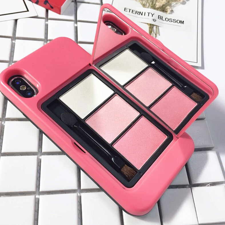 Fashion with Mirror Real Makeup Phone Case Cover for iPhone Models