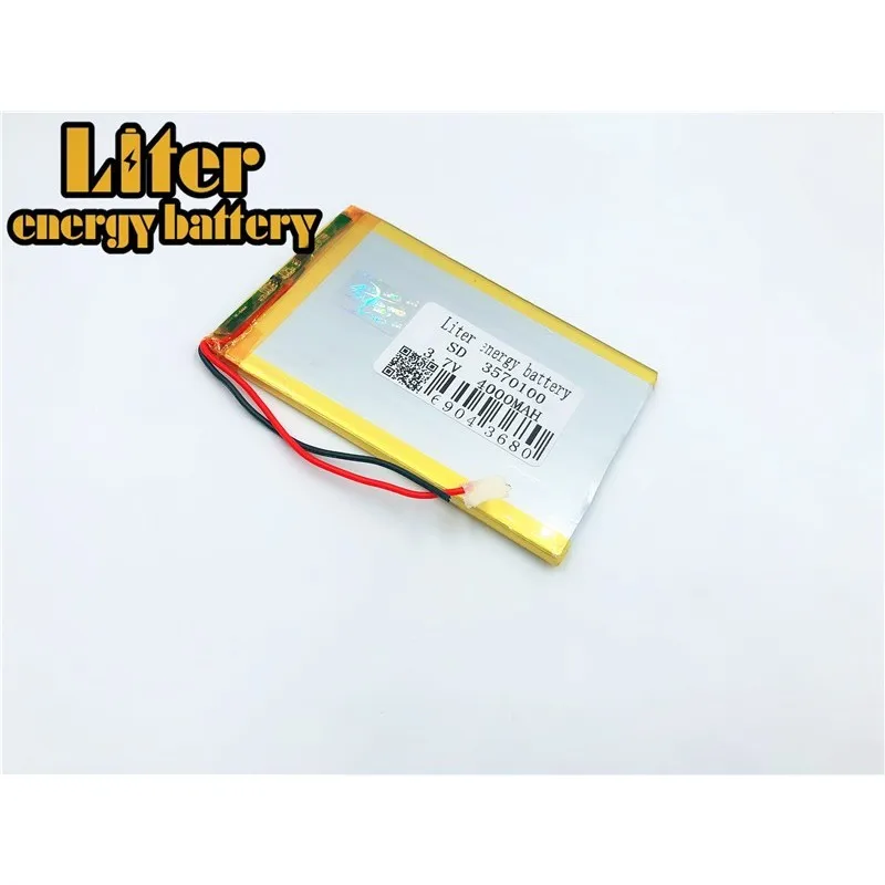 3.7v,4000mah 3570100 3370100 Plib (polymer Lithium Ion Battery) Li-ion For Tablet Pc mp4
