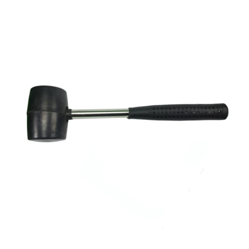 Rubber  Hammer with steel handle