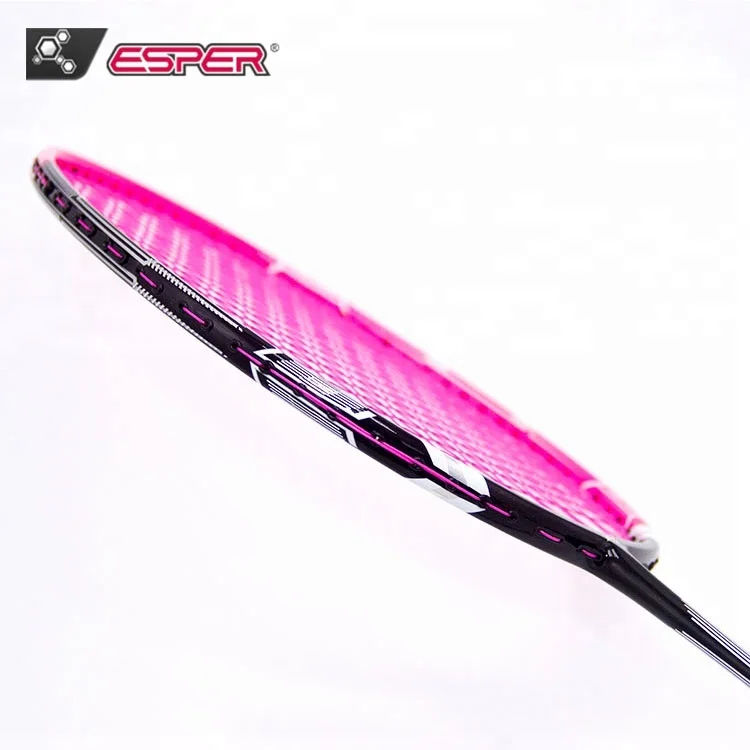 Super value activity price badminton racket high quality 100% graphite fiber badminton racket