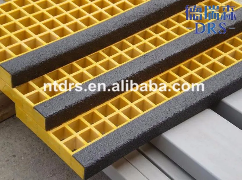 anti slip outdoor molded frp stairs