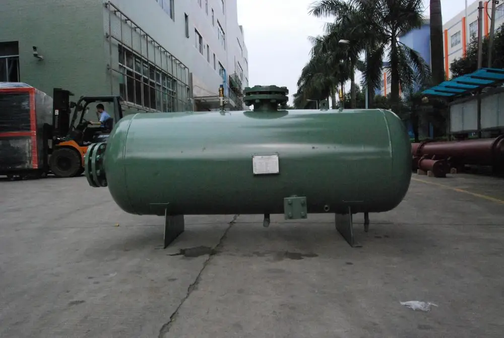 Horizontal oil separator Liquid Receiver refrigeration parts Suction accumulator For Condensing Unit