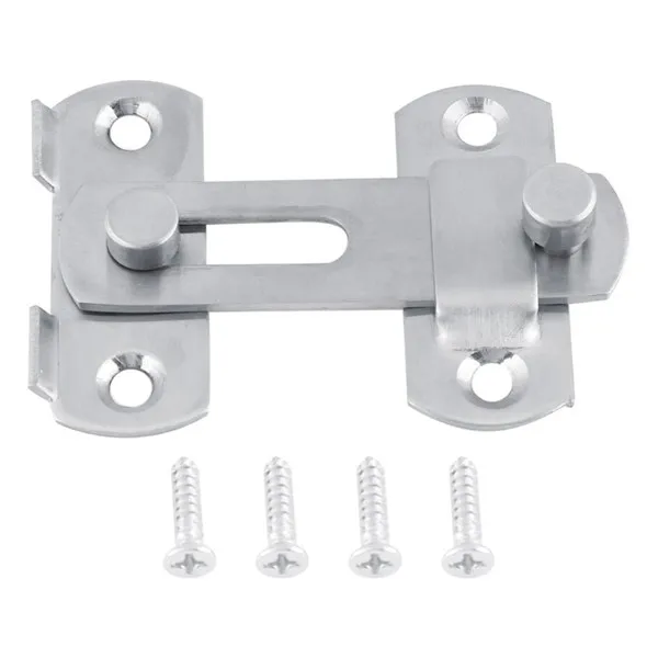 
Stainless Steel Hasp Latch Lock Sliding Door for Window Cabinet Fitting Room Accessories &nbsp;