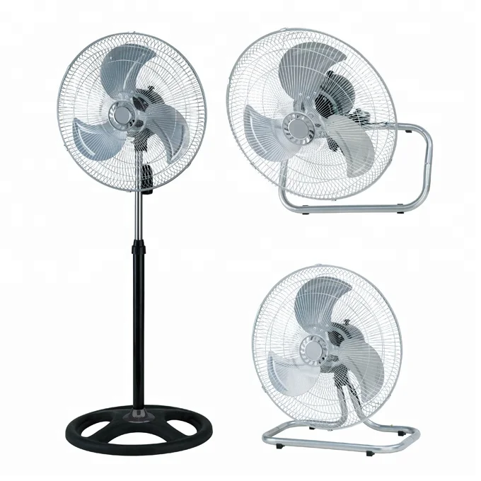 Best sell 18 inch Chrome  3 in 1 industrial fan with ETL and 100W  big power