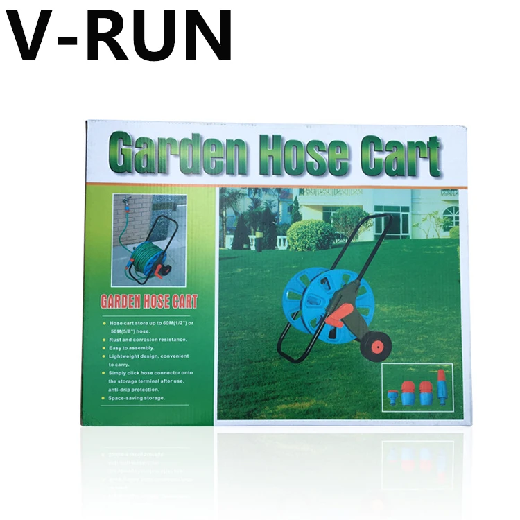 Оптовая продажа, садовый шланг большого размера, катушка с колесами, стеллаж для хранения, вмещает 50 м шланг D0036