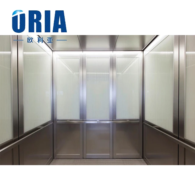 ORIA 1600kg Modern Passenger Elevator AC Drive PVC Floor Safety Features for Home and Apartment Use Made in China