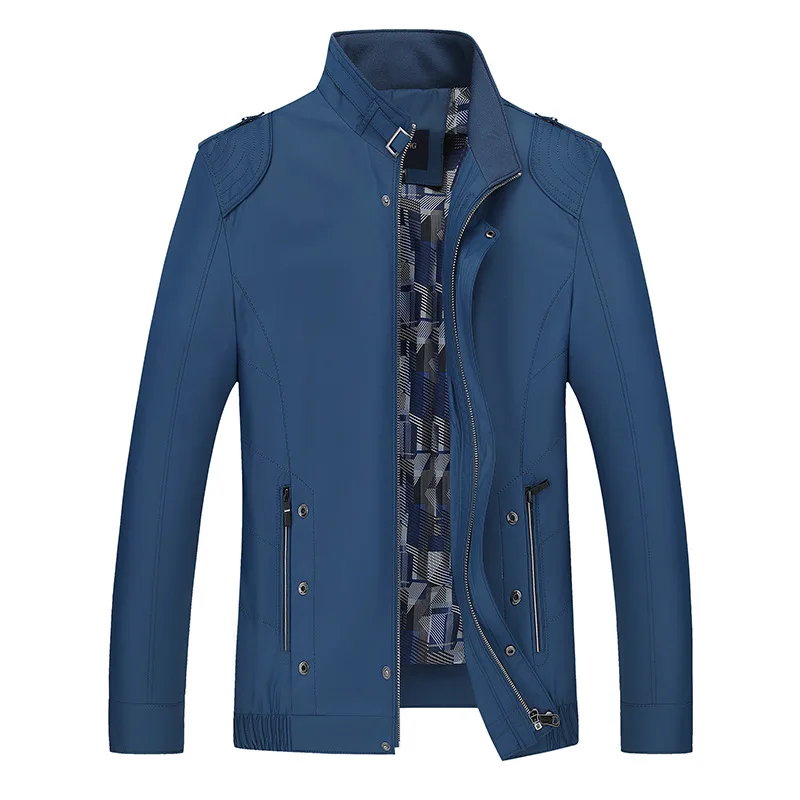 Fashion outdoor windbreaker men zippers winter casual jacket