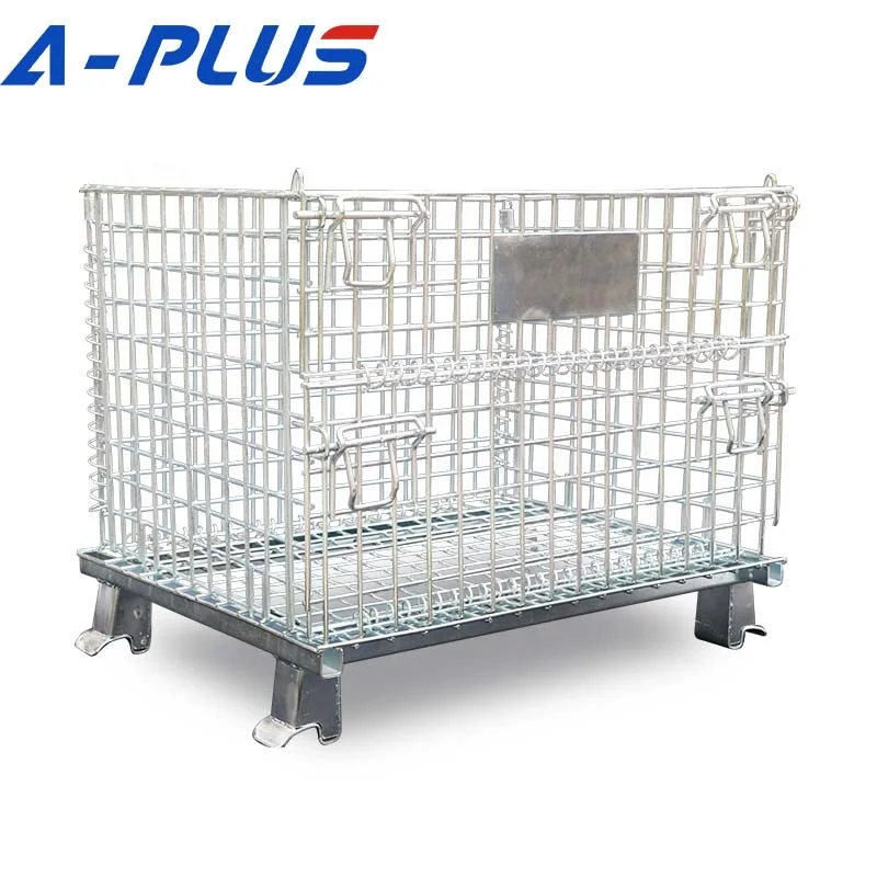 Складной контейнер для хранения из проволочной сетки вместимостью 2000