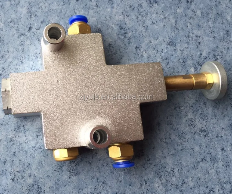 Fuel Tank truck part Aluminum Pneumatic Control Valve / pneumatic interlock valve